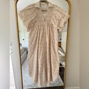 Floral Puff Sleeve Maxi Dress